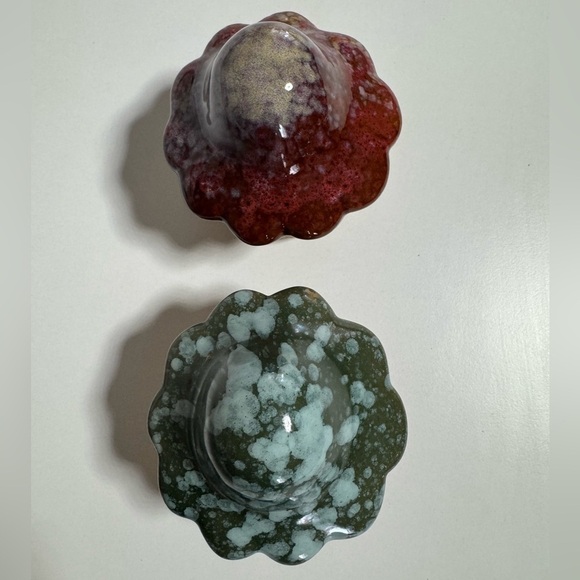 Drip Glazed Ceramic Mushrooms Decor - Picture 7 of 8